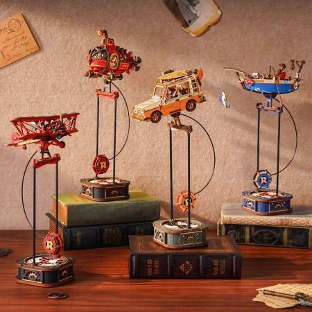 Puzzle 3D, Robotime, DEEP-SEA ADVENTURER, lemn, 219 piese [11]