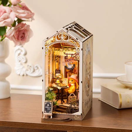 Puzzle 3D Rolife Cafeneaua din vacanta, 171 piese, lemn [2]