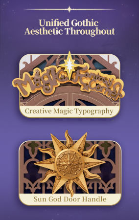 Puzzle 3D, Cotor de carte DIY, Coltul de magie, 185 piese [10]