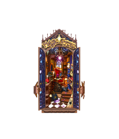 Machete casute - Puzzle 3D, Cotor de carte DIY, Coltul de magie, 185 piese