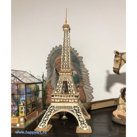 Puzzle 3D, Turnul Eiffel, lemn, 121 piese, TG501 [10]