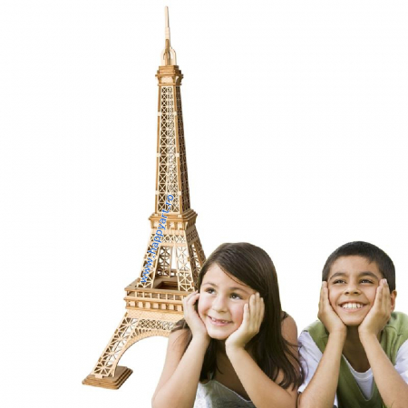 Puzzle 3D, Turnul Eiffel, lemn, 121 piese, TG501 [2]