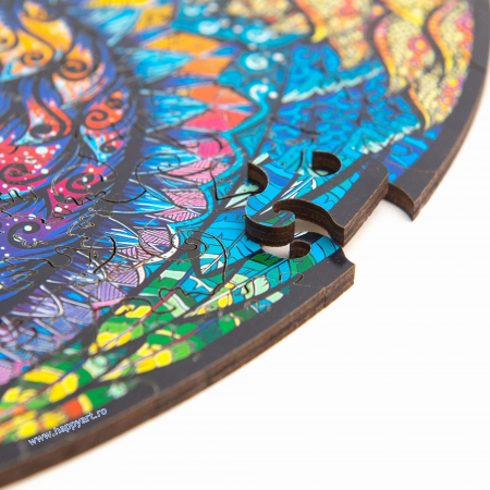 Puzzle lemn, Bufnita fermecatoare, Unidragon [4]