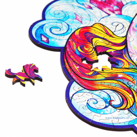Puzzle lemn, Unicorn, Unidragon [1]