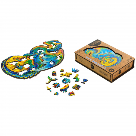 Puzzle lemn, Dragonul de foc, Unidragon [1]