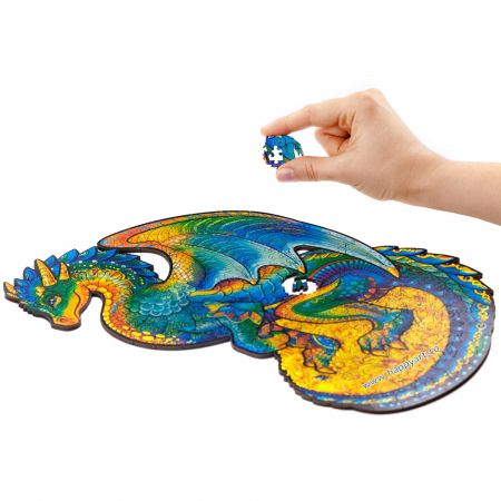 Puzzle lemn, Dragonul de foc, Unidragon [2]