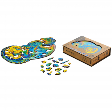Puzzle lemn, Dragonul de foc, Unidragon [1]