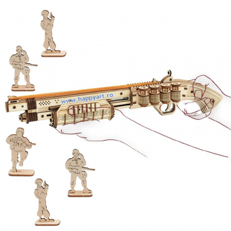 Puzzle 3D, Pusca Terminator M870, lemn, 172 piese, LQ501 [1]