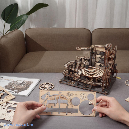 Puzzle mecanic 3D, Marble Night City, lemn, 294 piese, LGA01 [5]