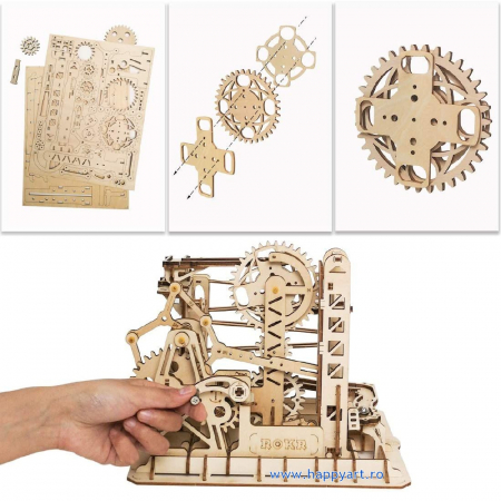 Puzzle mecanic 3D, Marble Explorer, lemn, 260 piese, LG503 [4]