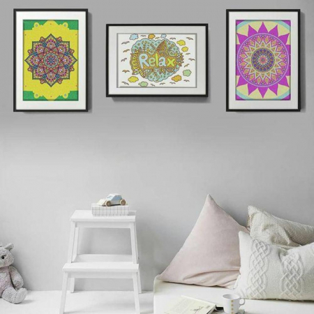 Pictura cu nisip colorat Relax [4]