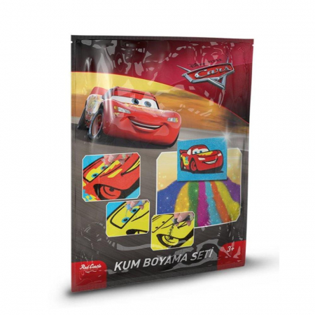 Pictura cu nisip colorat - Pictura cu nisip colorat Cars