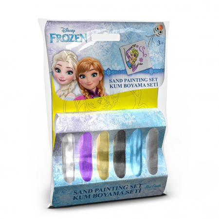 Pictura cu nisip colorat - Pictura cu nisip colorat Frozen – Elsa