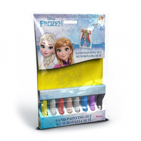 Pictura cu nisip colorat - Pictura cu nisip colorat Frozen - Elsa