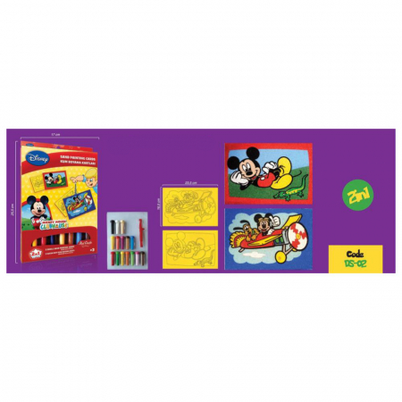 Pictura cu nisip colorat Mickey Mouse [2]