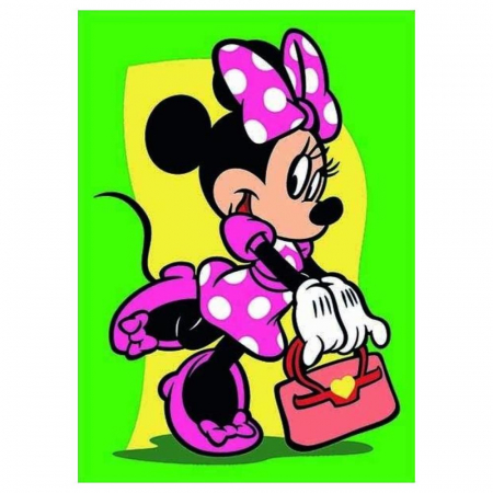 Daisy Duck & Minnie Mouse, Set creativ pictura cu nisip colorat, Disney, 2 planse 16,5 x 23,5 cm, 15 tuburi nisip multicolor, 1 penseta, 2 folii protectie, + 3 ani [4]