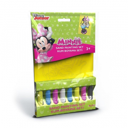 Pictura cu nisip colorat - Pictura cu nisip colorat Minnie Mouse