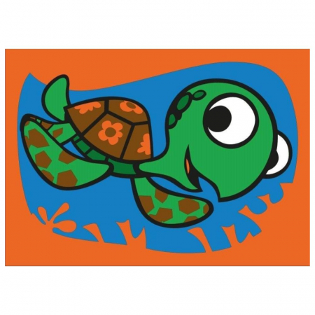 Pictura cu nisip colorat Nemo & Squirt [3]