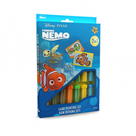 Pictura cu nisip colorat Nemo & Squirt [0]
