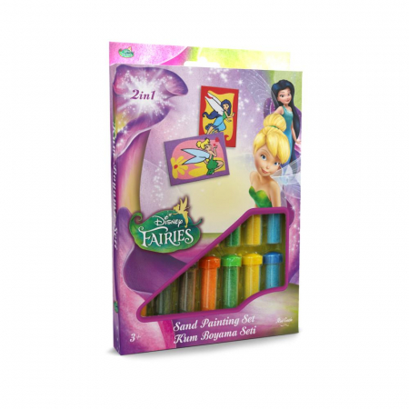 Pictura cu nisip colorat - Pictura cu nisip colorat Tinker Bell & Silvermist