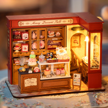 Puzzle 3D, Casuta DIY, Honey Dessert Talk, 242 piese [2]