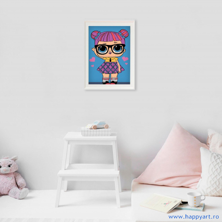 Set Goblen cu diamante, cu sasiu, Best Friend, 20x30 cm, 9 culori [1]