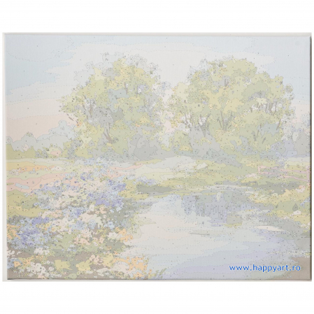 Set pictura pe numere, cu sasiu, Raul Vara, 40x50 cm, 30 culori [6]