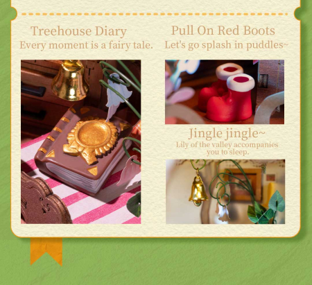 Puzzle 3D, Casuta DIY, Fairytale Tree House, 276 piese [9]