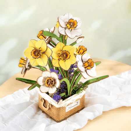 Puzzle 3D, Narcise, lemn, 280 piese [1]