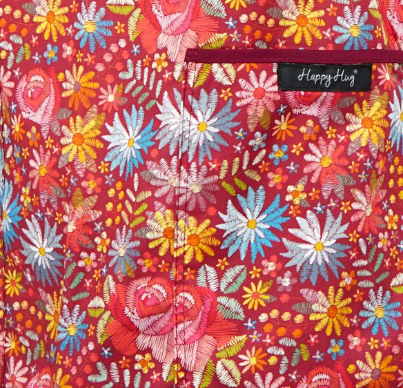Bluză Compleu - Designer Print - Bordeaux Flowers 46 [4]