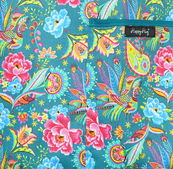 Bluză Compleu - Designer Print - Happiness Teal [4]