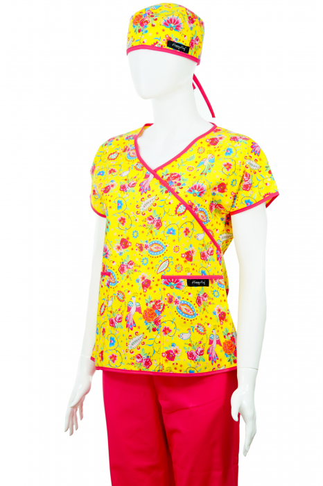 Bluză Compleu - Designer Print - Happiness Yellow [3]