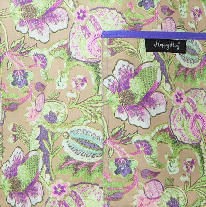 Bluză Compleu - Designer Print -  Purple Flower [4]