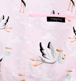 Bluza compleu - Berze cu bebelusi roz 38 [4]