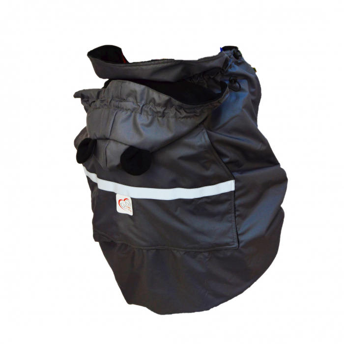 Protecție Iarnă cu Urechi - Gri/Negru [2]