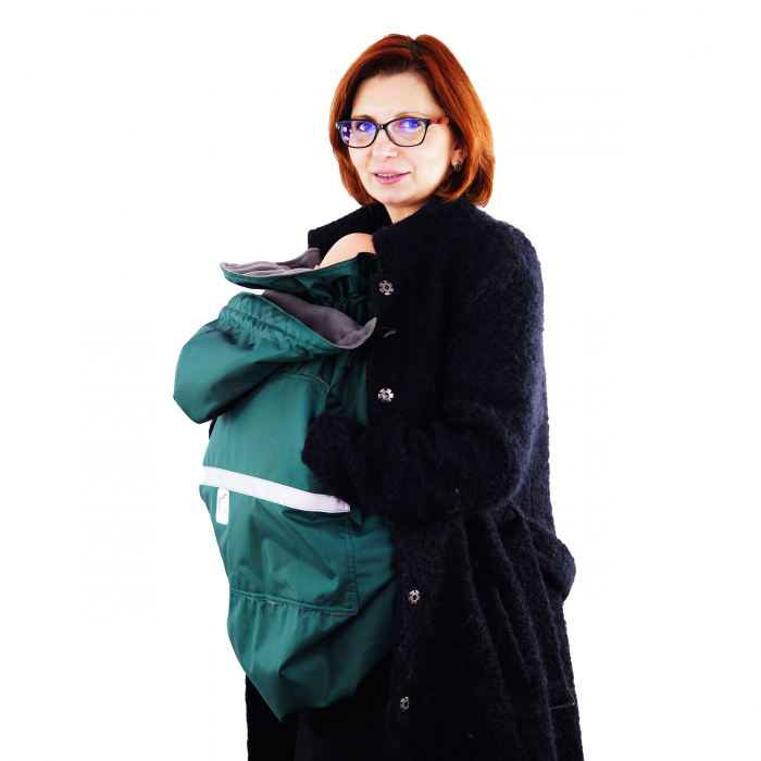 Protecție Iarnă fara Urechi - Verde Închis / Gri [11]