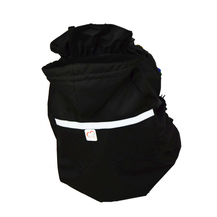 Protecție Iarnă Fără Urechi Negru/Negru [2]