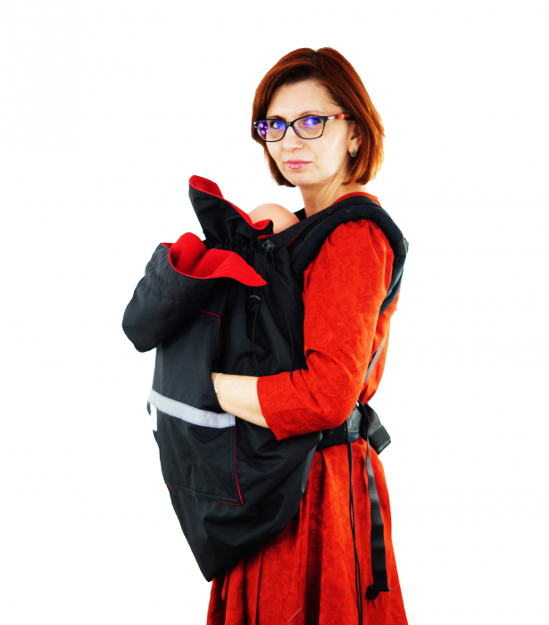 Protecție Iarnă Fără Urechi Negru/Red [7]