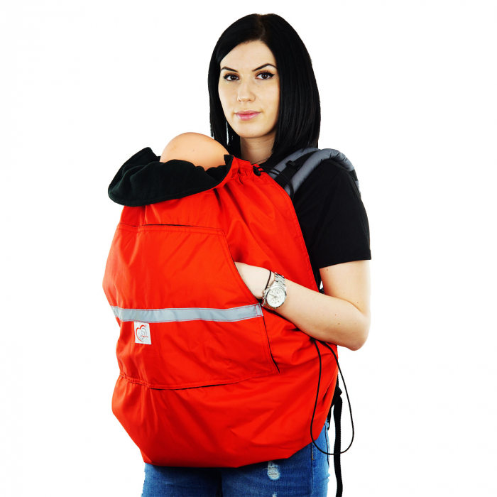 Protecție Iarnă fără Urechi - Roșu/Negru [12]