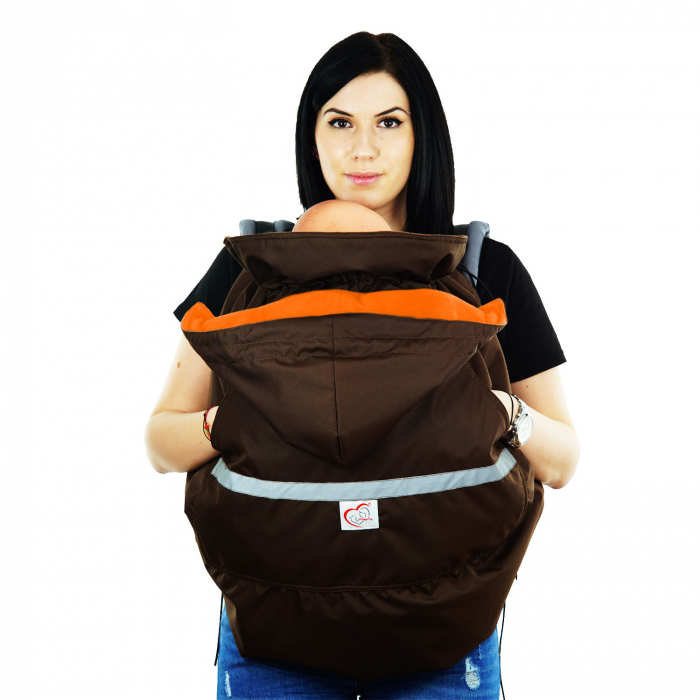 Protecție Iarnă - Maro/Portocaliu Fara urechi [5]