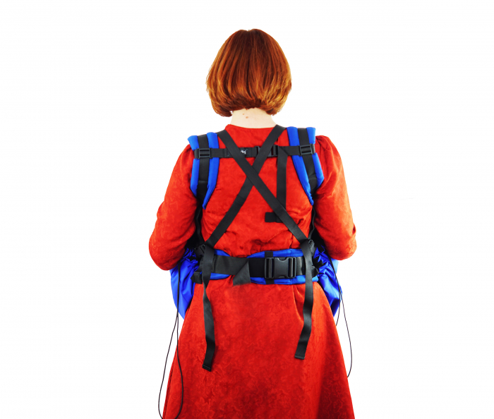 Protecție Iarnă cu Urechi - Albastru/Gri [4]