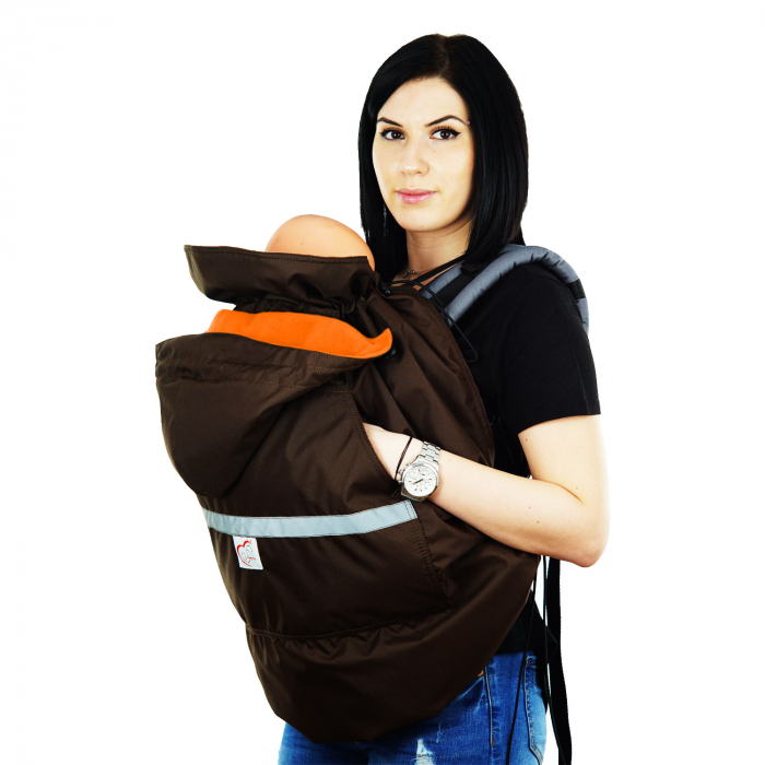 Protecție Iarnă - Maro/Portocaliu Fara urechi [2]