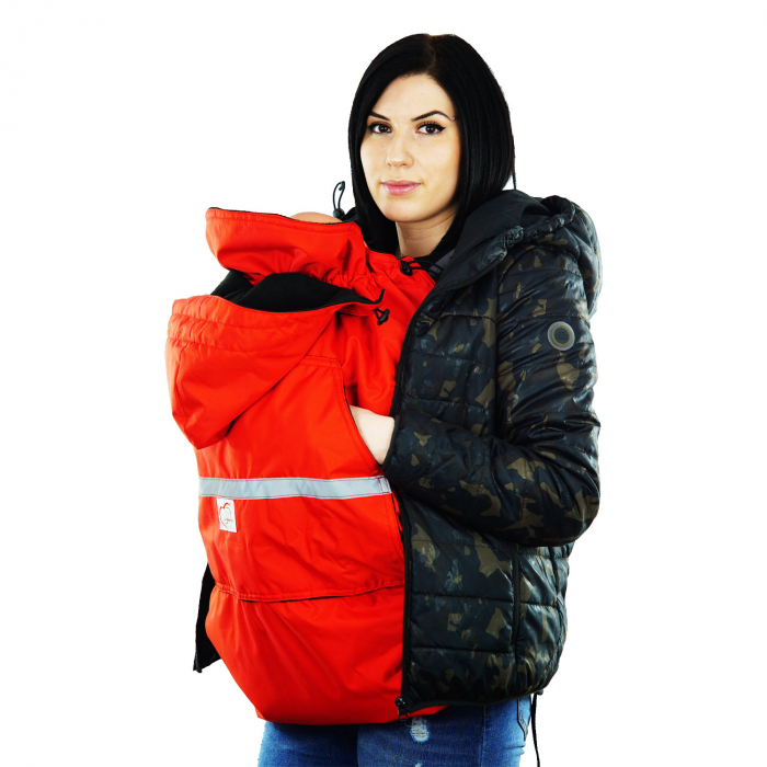 Protecție Iarnă fără Urechi - Roșu/Negru [3]