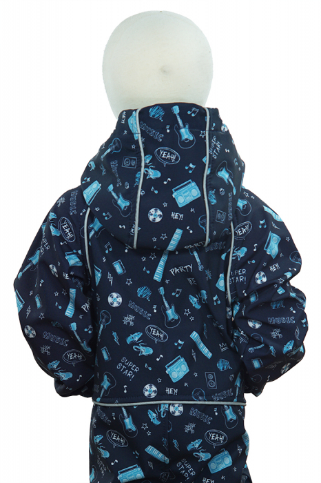 Salopeta Softshell Music Navy [6]