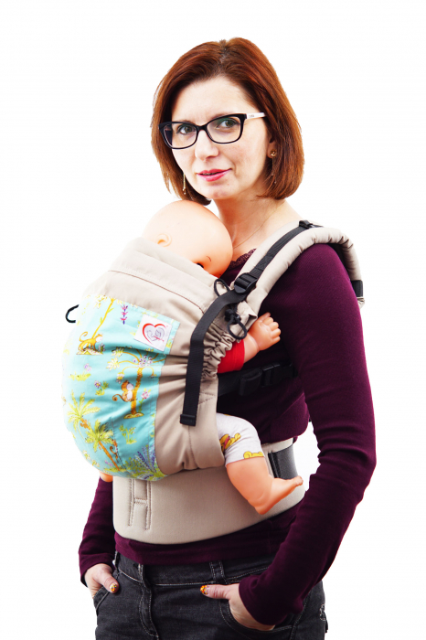 SSC Easy - Designer Print - Maimuțe Cream, Baby [5]