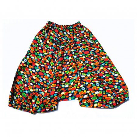 Șalvari Bumbac Imprimat - Șalvari din Bumbac Buline Multicolor 104/116