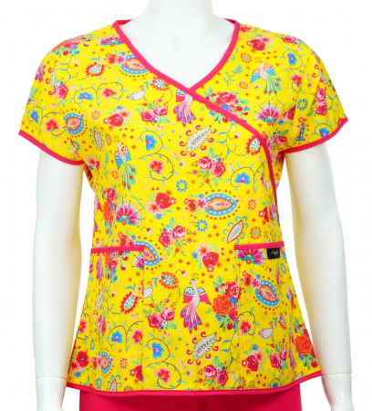 Bluza Compleu - Bluză Compleu - Designer Print - Happiness Yellow