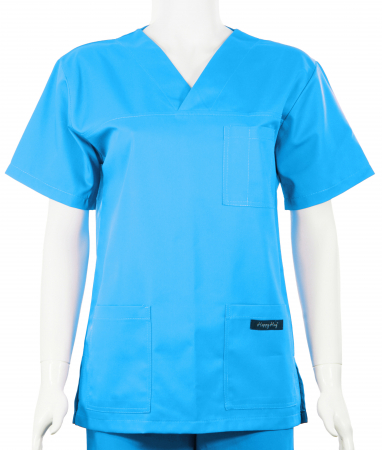 Bluza Compleu Uni - Bluză Uni - Turcoaz 46