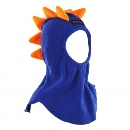 Cagulă Dino cu solzi portocalii Albastru [1]