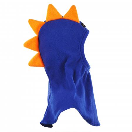 Cagulă Dino cu solzi portocalii Albastru [3]